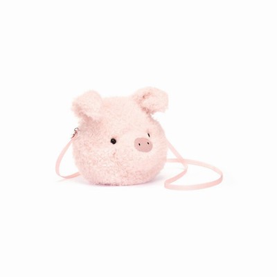 Jellycat Little Pig Bag USA | 71896PTDW